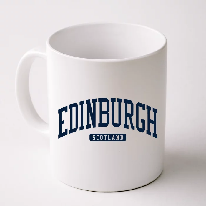 Edinburgh United Kingdom Uk College Style Front & Back Coffee Mug