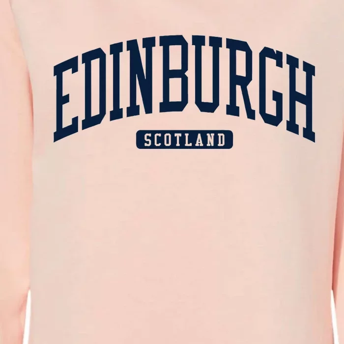 Edinburgh United Kingdom Uk College University Style Womens California Wash Sweatshirt