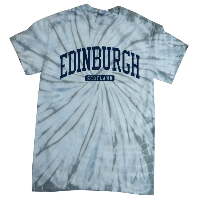 Edinburgh United Kingdom Uk College University Style Tie-Dye T-Shirt