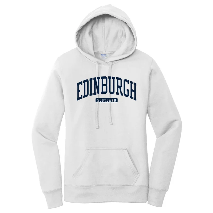 Edinburgh United Kingdom Uk College University Style Women's Pullover Hoodie