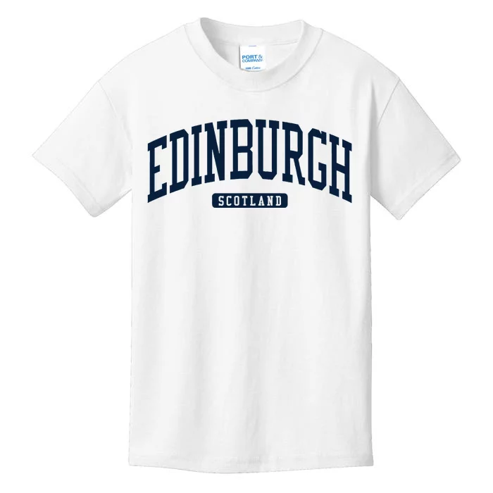 Edinburgh United Kingdom Uk College University Style Kids T-Shirt