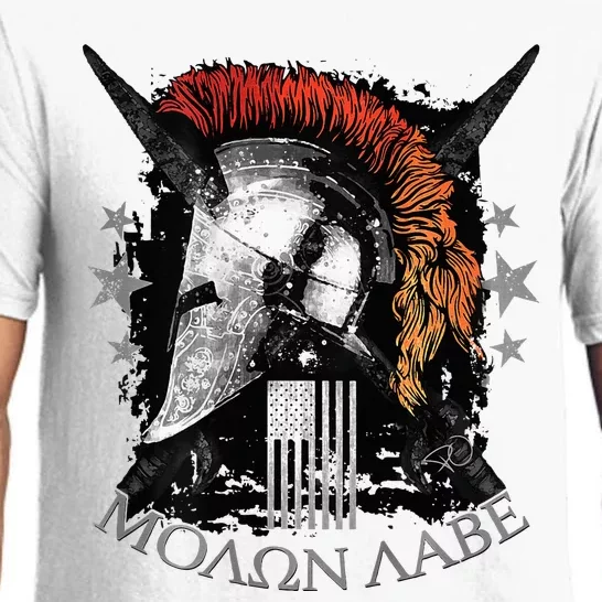 Epic Usa Molon Labe Come And Take Them Spartan 2nd Amendment Pajama Set