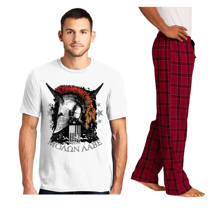 Epic Usa Molon Labe Come And Take Them Spartan 2nd Amendment Pajama Set