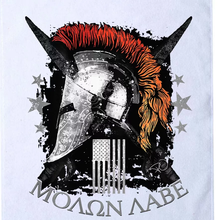 Epic Usa Molon Labe Come And Take Them Spartan 2nd Amendment Platinum Collection Golf Towel