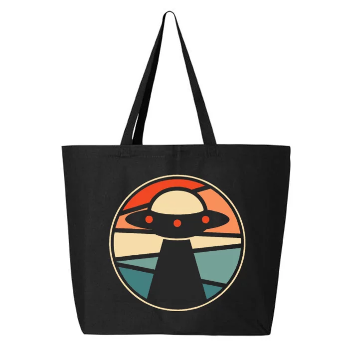 Extraterrestrial Ufo Saucer Spaceship Vintage Alien 25L Jumbo Tote