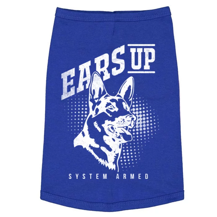 Ears Up System Armed Ger Shepherd Owners Ger Shepherd Gift Doggie Tank