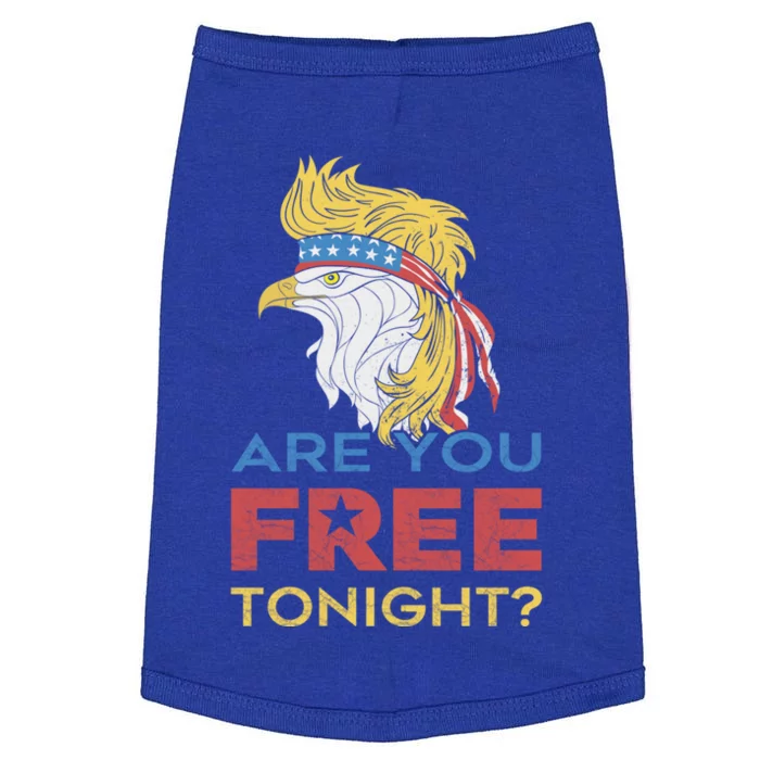 Eagle Vintage 4th Of July You Free Tonight Cool Gift Doggie Tank