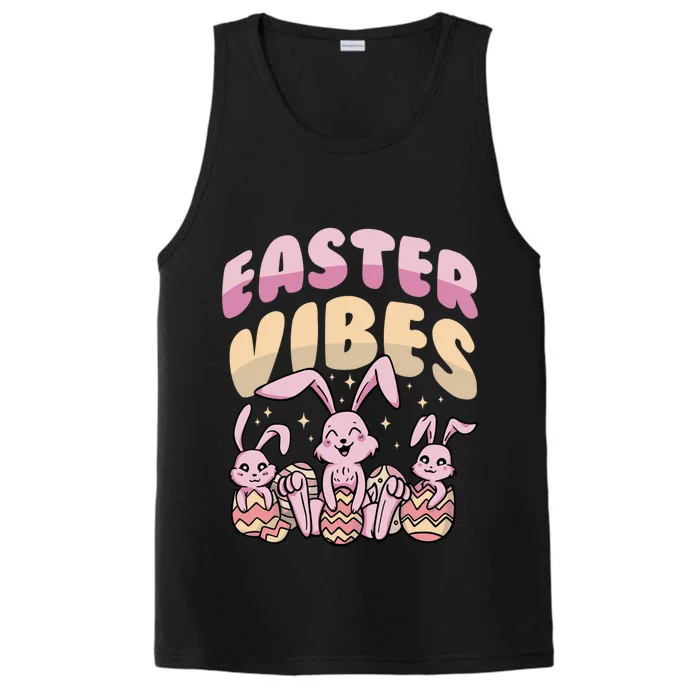 Easter Vibes Cute Bunnies Holiday Season Easter Sunday Gift Performance Tank