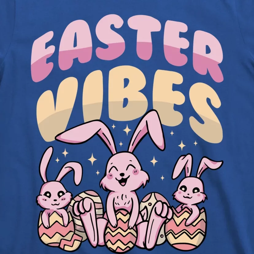 Easter Vibes Cute Bunnies Holiday Season Easter Sunday Gift T-Shirt