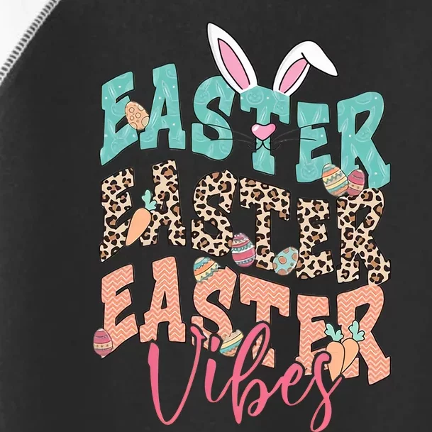 Easter Vibes Easter Bunny Funny Easter Squad Easter Day Family Matching Toddler Fine Jersey T-Shirt