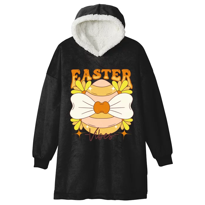 Easter Vibes Hooded Wearable Blanket