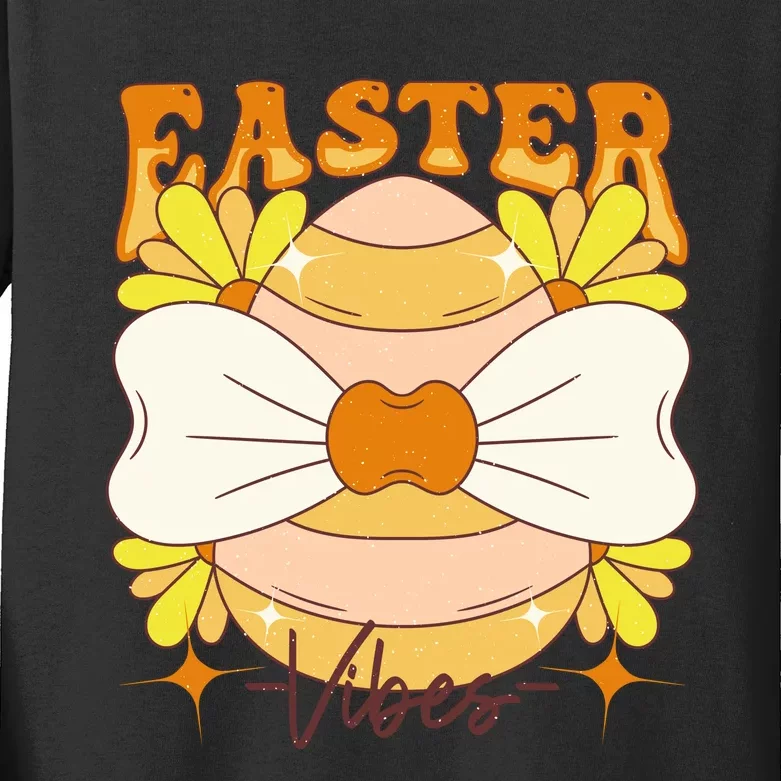 Easter Vibes Kids Long Sleeve Shirt