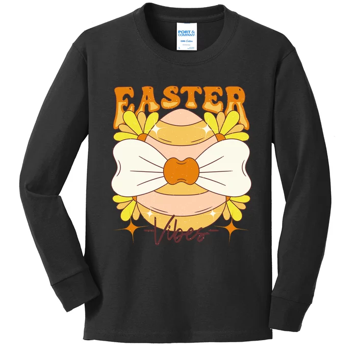 Easter Vibes Kids Long Sleeve Shirt