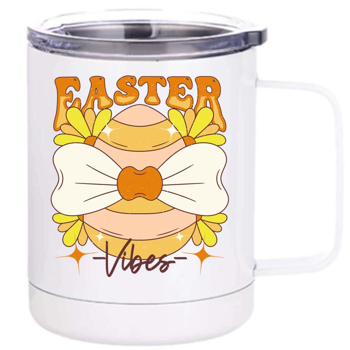 Easter Vibes Front & Back 12oz Stainless Steel Tumbler Cup