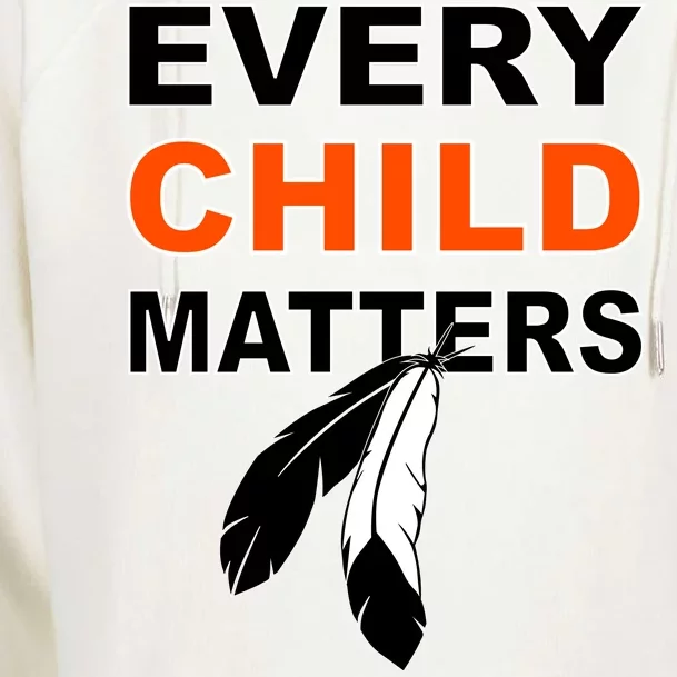 Every Child Matters Womens Funnel Neck Pullover Hood