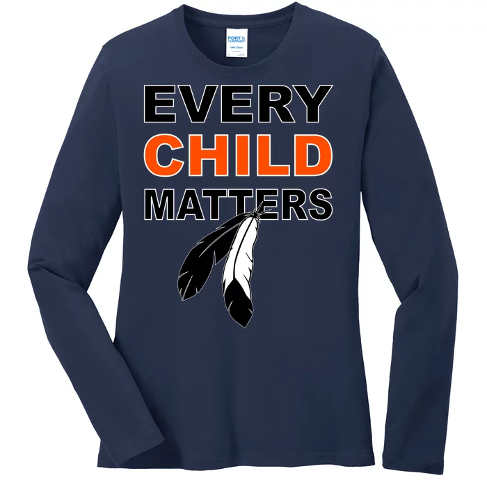 Every Child Matters Ladies Long Sleeve Shirt