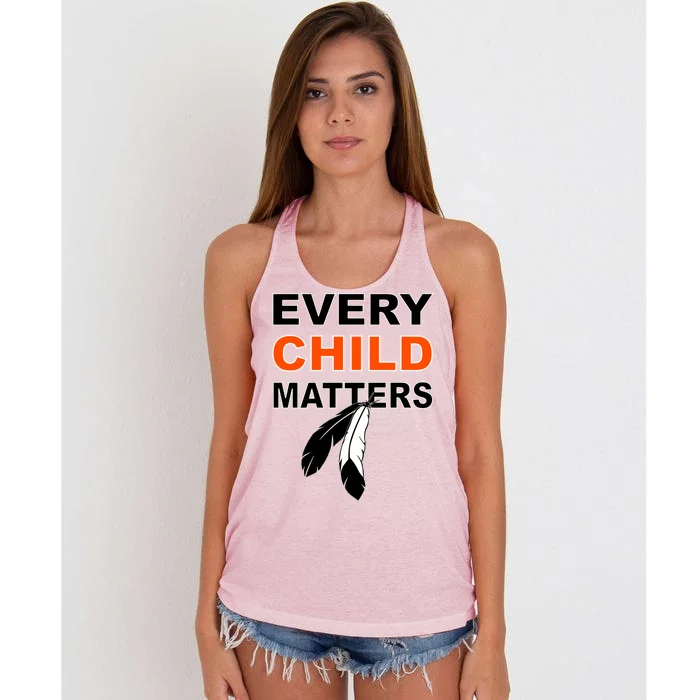 Every Child Matters Women's Knotted Racerback Tank