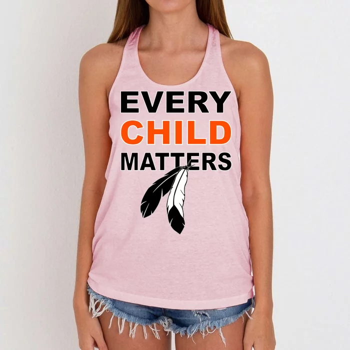 Every Child Matters Women's Knotted Racerback Tank