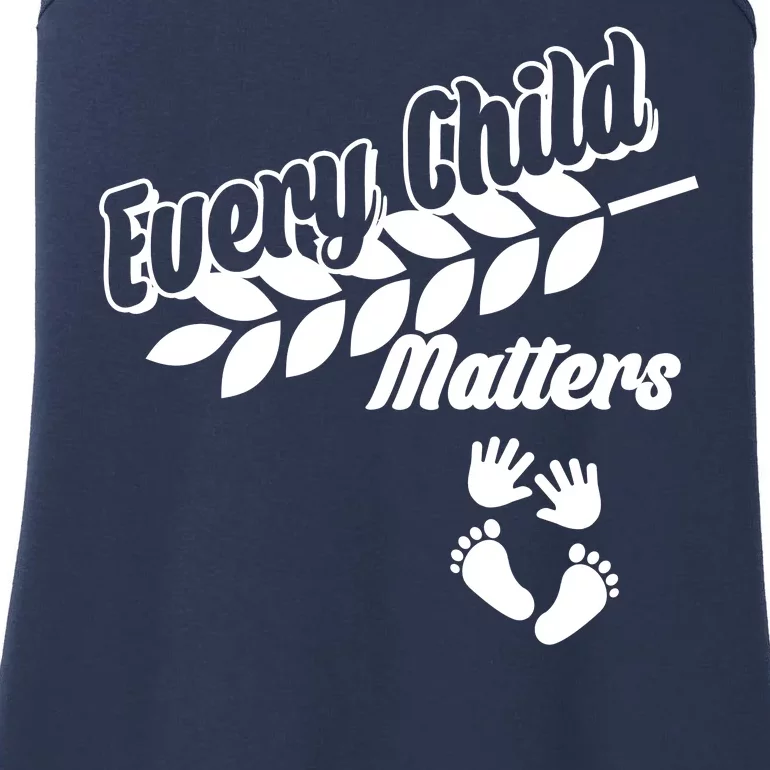 Every Child Matters Baby Feet and Hands Ladies Essential Tank