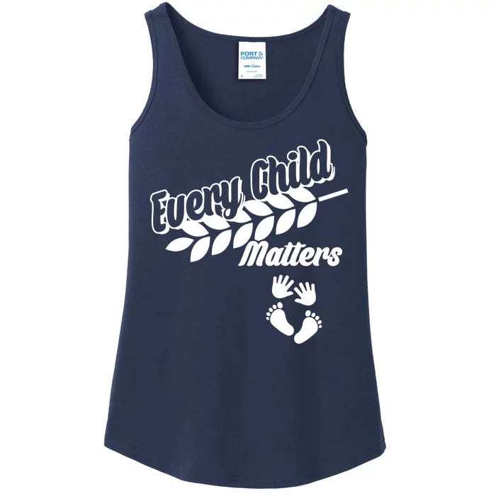 Every Child Matters Baby Feet and Hands Ladies Essential Tank