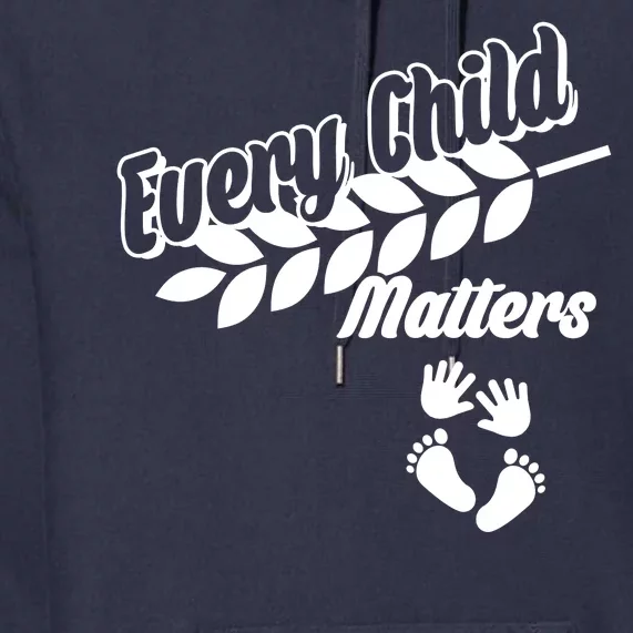 Every Child Matters Baby Feet and Hands Premium Hoodie