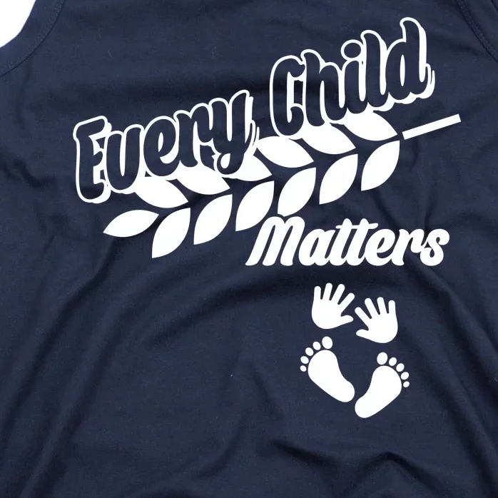 Every Child Matters Baby Feet and Hands Tank Top