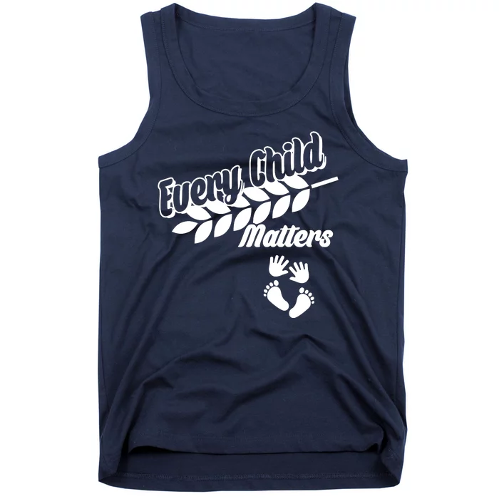 Every Child Matters Baby Feet and Hands Tank Top