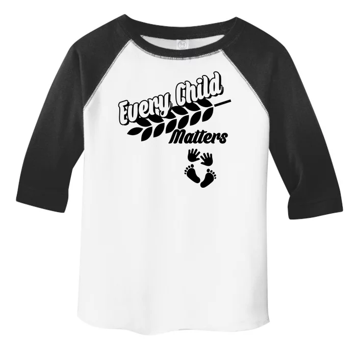 Every Child Matters Baby Feet and Hands Toddler Fine Jersey T-Shirt