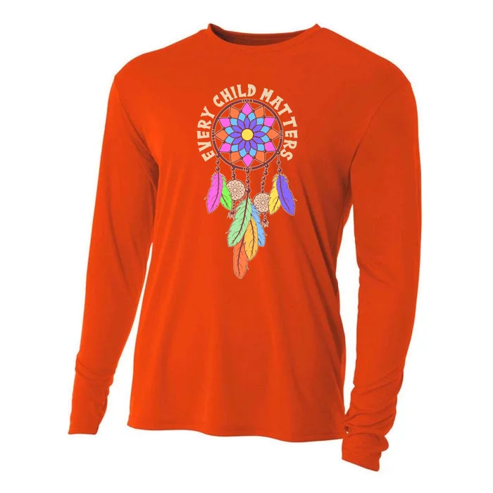 Every Child Matters Colorful Dream Catcher Cooling Performance Long Sleeve Crew