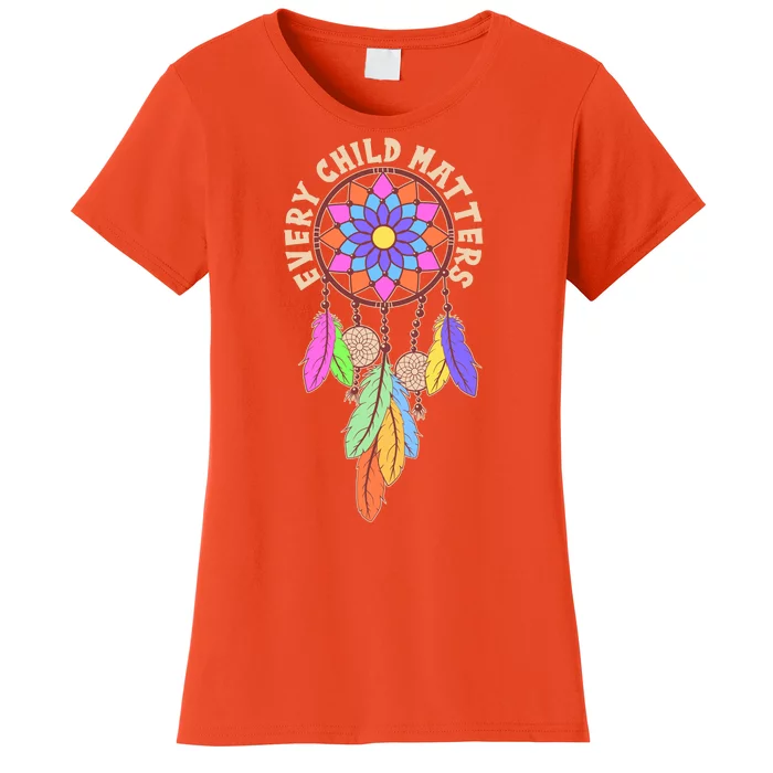 Every Child Matters Colorful Dream Catcher Women's T-Shirt