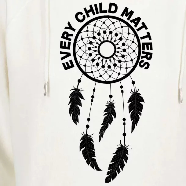 Every Child Matters Dream Catcher Womens Funnel Neck Pullover Hood