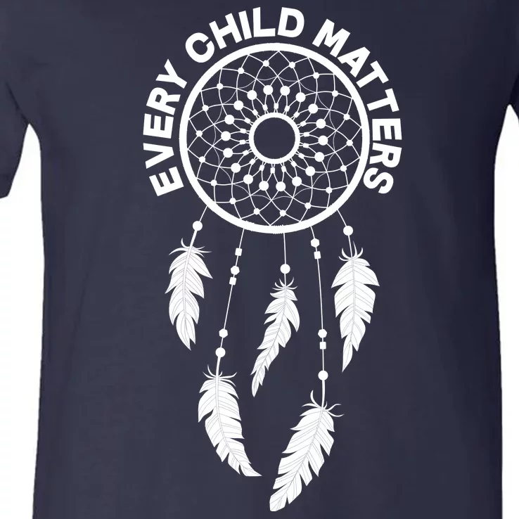 Every Child Matters Dream Catcher V-Neck T-Shirt