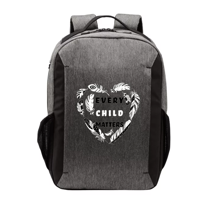 Every Child Matters Feather Heart Vector Backpack