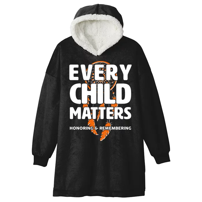 Every Child Matters Honoring and Remembering Hooded Wearable Blanket