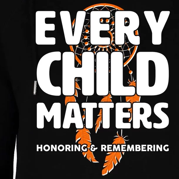 Every Child Matters Honoring and Remembering Womens Funnel Neck Pullover Hood