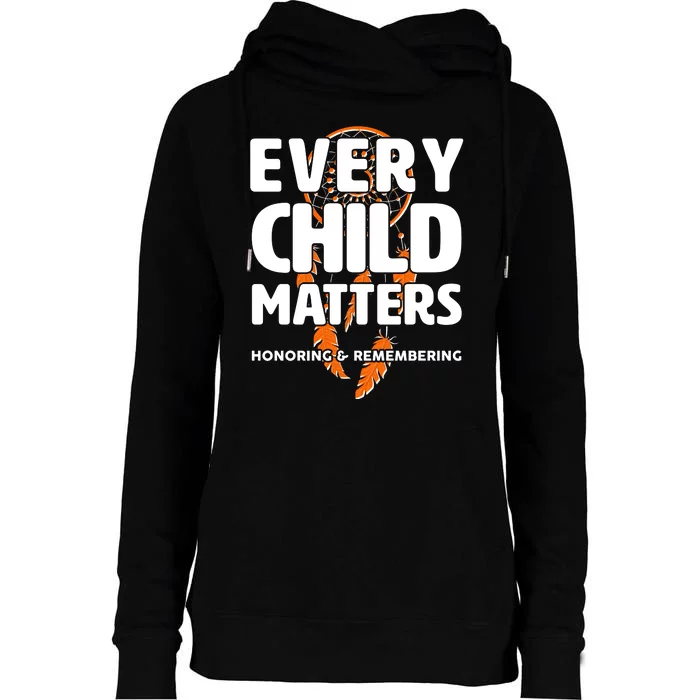 Every Child Matters Honoring and Remembering Womens Funnel Neck Pullover Hood