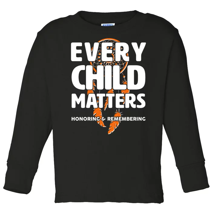 Every Child Matters Honoring and Remembering Toddler Long Sleeve Shirt