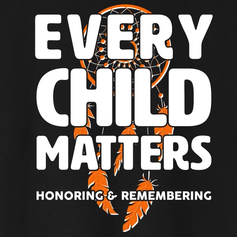 Every Child Matters Honoring and Remembering Women's Crop Top Tee