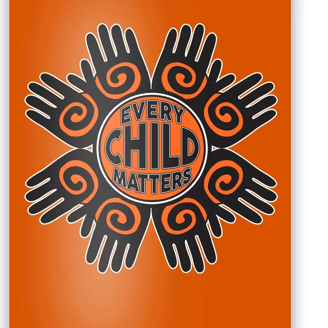 Every Child Matters Native American Hand Pattern T-Shirt