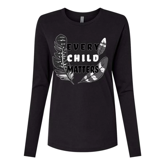 Every Child Matters Orange Day Residential Schools Womens Cotton Relaxed Long Sleeve T-Shirt