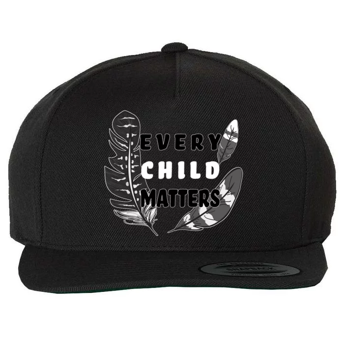 Every Child Matters Orange Day Residential Schools Wool Snapback Cap