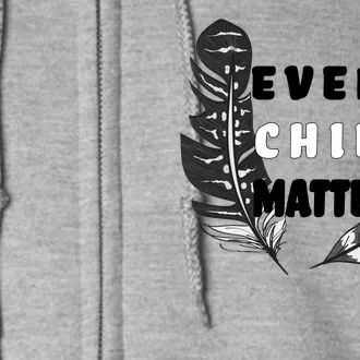 Every Child Matters Orange Day Residential Schools Full Zip Hoodie