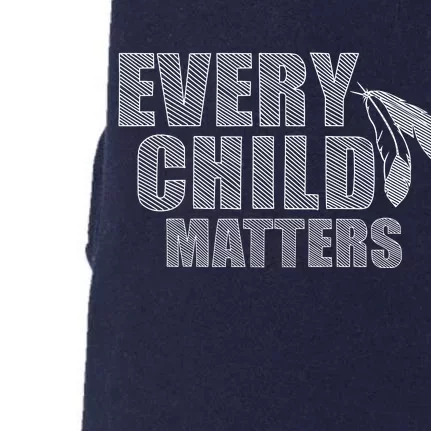 Every Child Matters Sketchy Pattern Doggie 3-End Fleece Hoodie