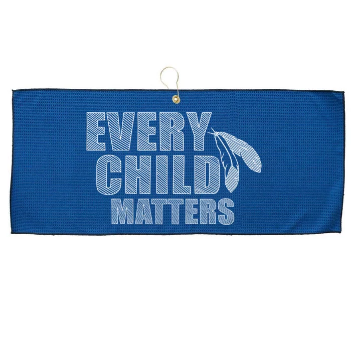 Every Child Matters Sketchy Pattern Large Microfiber Waffle Golf Towel