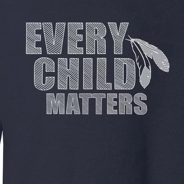 Every Child Matters Sketchy Pattern Toddler Sweatshirt