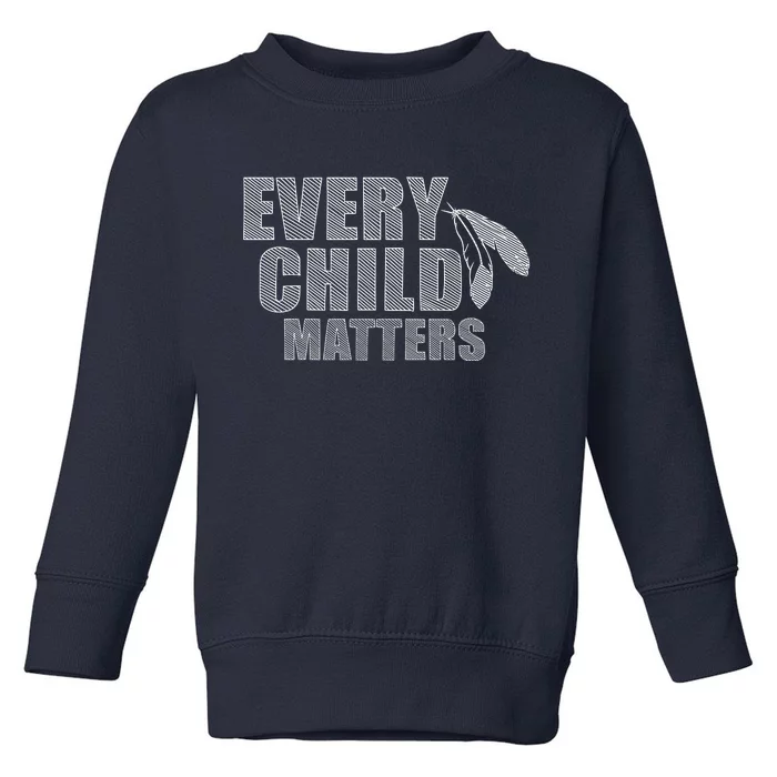 Every Child Matters Sketchy Pattern Toddler Sweatshirt