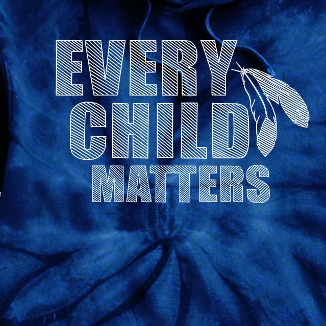 Every Child Matters Sketchy Pattern Tie Dye Hoodie