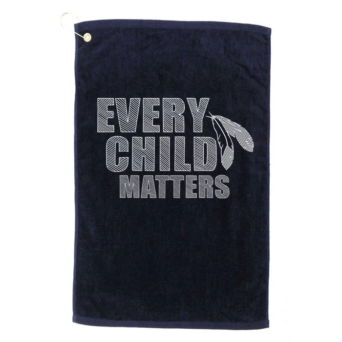 Every Child Matters Sketchy Pattern Platinum Collection Golf Towel