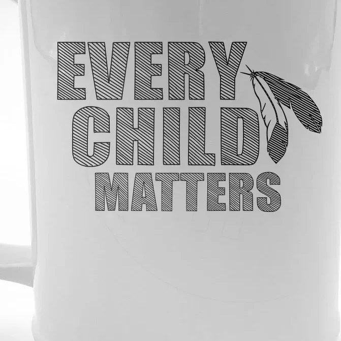 Every Child Matters Sketchy Pattern Front & Back Beer Stein