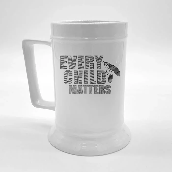 Every Child Matters Sketchy Pattern Front & Back Beer Stein